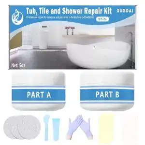 Emaille Reparaturset XUDOAI Weiß 5oz für umfangreiche Arbeiten