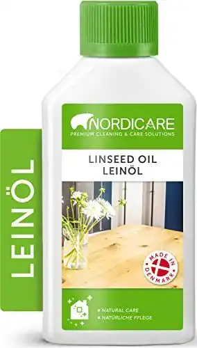 Holzschutzmittel Nordicare Leinöl 250ml für Holzschutz und Möbelpflege