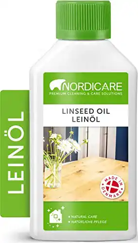 Holzschutzmittel Nordicare Leinöl 250ml für Holzschutz und Möbelpflege