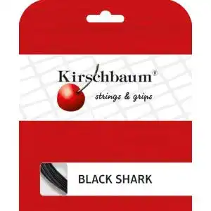 Kirschbaum Tennissaiten Saitenset Shark in Schwarz, 12 Meter