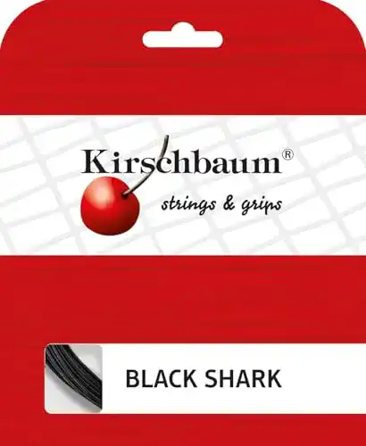 Kirschbaum Tennissaiten Saitenset Shark in Schwarz, 12 Meter