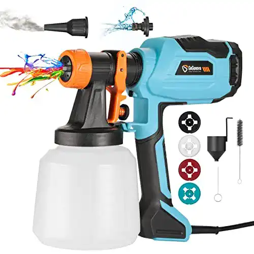 Elektrische Farbspritzpistole GoGonova Farbsprühsystem mit 1400ml