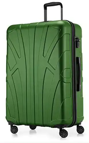 Suitline Koffer 100 Liter Hartschalen-Trolley für Reisen