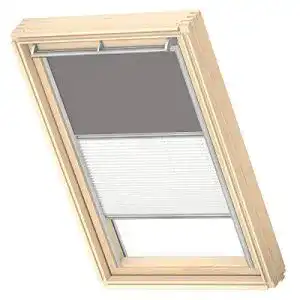 Velux Rollo Original Verdunklungsvorhang für Dachfenster Duo