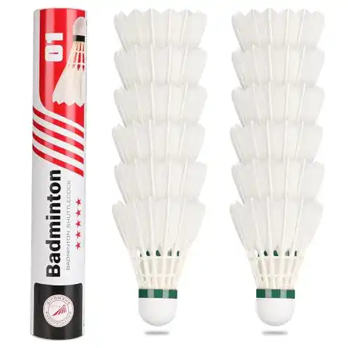 Badmintonbälle Philonext 12 Stück Gänsefeder