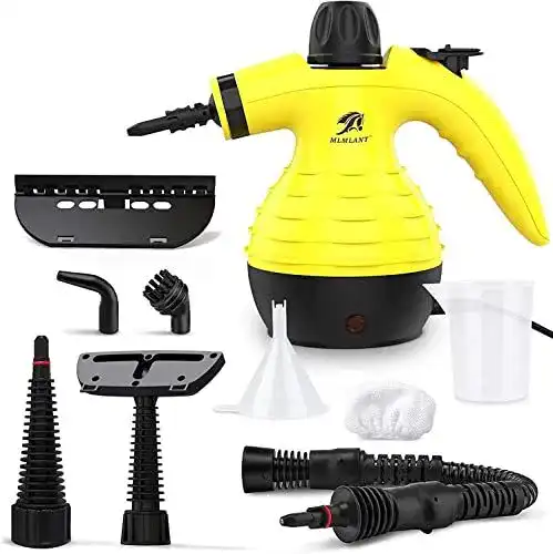 Dampfreiniger MLMLANT Handgerät mit 350 ml Wassertank und Zubehör