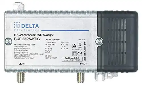 Hausanschlussverstärker DCT Delta BKE 33 PS KDG für Kabel- und Antennenfernsehen