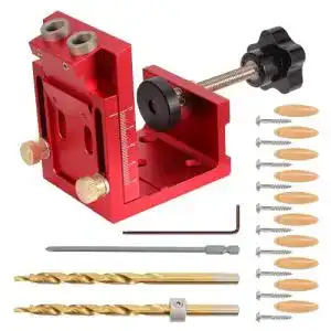 Dübelhilfe Pocket Hole Jig Set für Taschenlochbohrungen