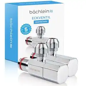 Eckventil selbstdichtend Bächlein Universal mit Schnellverschluss 1/2 Zoll