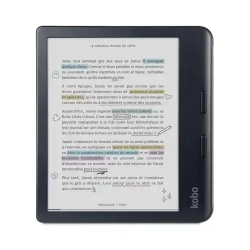 Ebook Reader Kobo Libra Color mit 7 Zoll E Ink Kaleido Farbdisplay