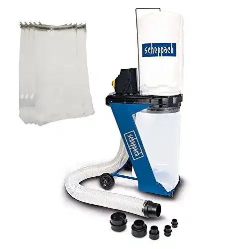 Scheppach DC500 Absauganlage Set mit 4-teiligem Adapterset