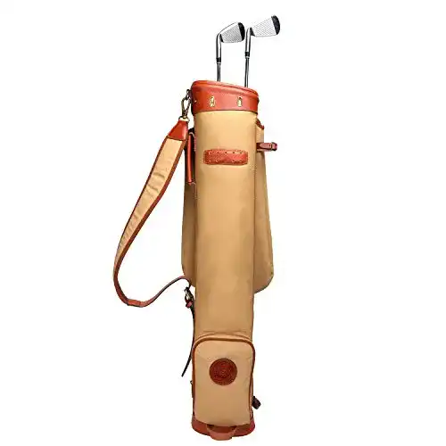 Golf-Reisetasche aus wasserdichtem Canvas für Golfclubs