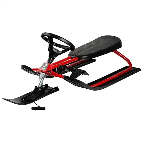 Stiga Snowracer Iconic – Lenkschlitten für Kinder ab 5 Jahren