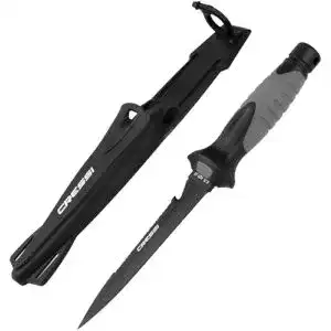 Cressi Finisher Knife für Erwachsene in Schwarz