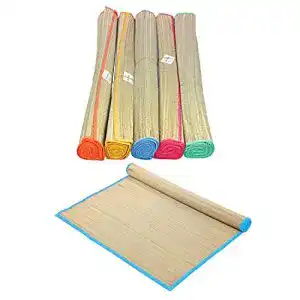 Stranddecke HAC24 aus Bast 175 x 60 cm für Strand und Picknick