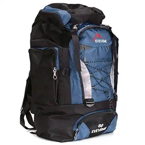 Vologle 80 Liter Wanderrucksack Hohe Kapazität für Outdoor-Aktivitäten