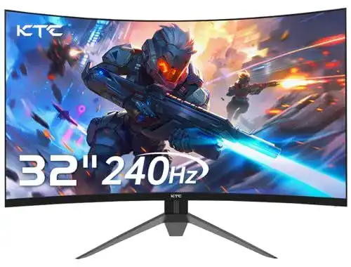 KTC 32 Zoll FHD Curved Gaming Monitor mit 240Hz und Freesync