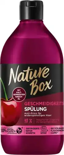 Nature Box Spülung Geschmeidigkeit mit Kirsch-Öl (385 ml)