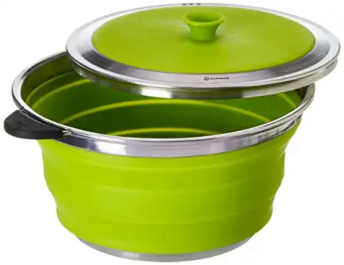 Camping Kochtopf Outwell Collaps 4,5 L mit Deckel für Outdoor