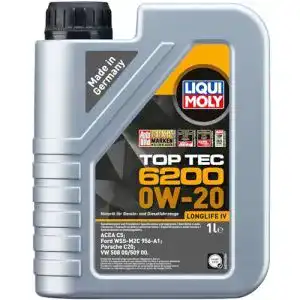 Motoröl 0W-20 Liqui Moly Top Tec 6200 in 1-Liter-Flasche