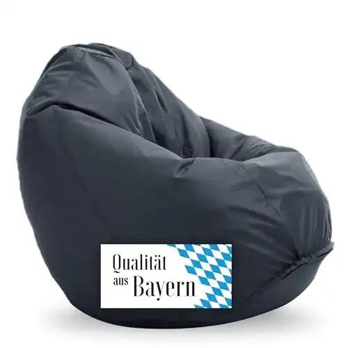 Sitzsack Outdoor Bruni Classico L in Grau XL Modell