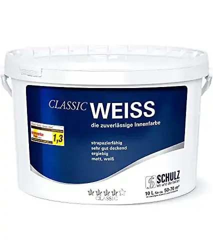 Wandfarbe SCHULZ wir und die farben, weiss, Innenfarbe