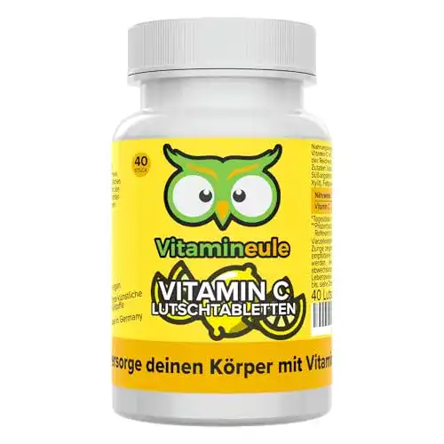 Vitamin C Lutschtabletten von Vitamineule Pflanzliche Nahrungsergänzung