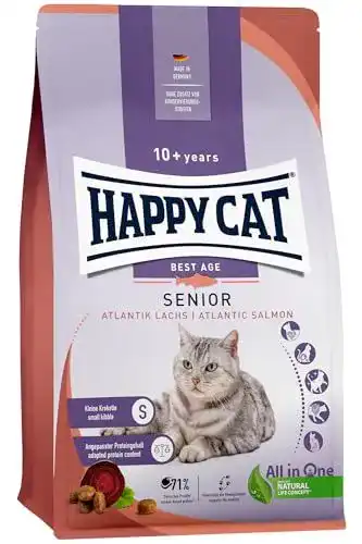 Happy Cat Trockenfutter Senior Atlantik Lachs 70612 4 kg