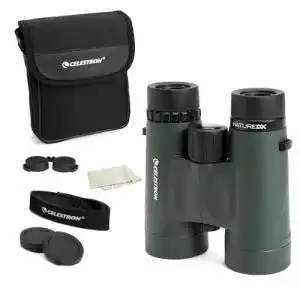 Celestron Nature DX 10×42 Fernglas mit BaK-4 Prismenlinse und Etui