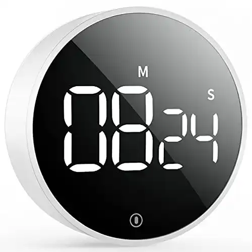 Digitaler Küchentimer VOCOO – Magnetischer Kurzzeitwecker mit LED-Display