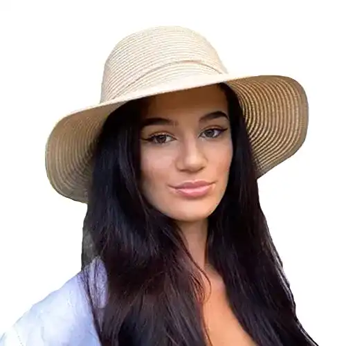 Sonnenhut für Damen von Toskatok Pariella – Knautschbar und UV-Schutz