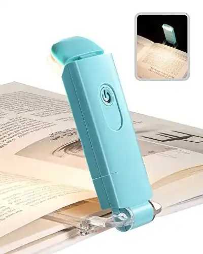Leselampe Dewenwils Buchklemme, USB wiederaufladbar