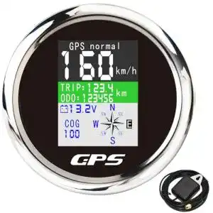 Geschwindigkeitsmessgerät Piousunt 85mm mit GPS und IP67 Wasserschutz