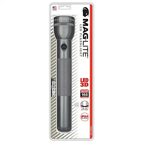 LED Taschenlampe Maglite ST3D096 in Grau mit 168 Lumen