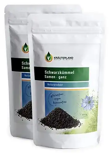 Schwarzkümmelsamen Kräuterland – 1 kg Nigella Sativa in Premium Qualität
