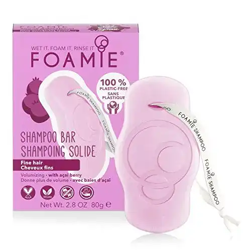 Foamie festes Shampoo für feines Haar mit Acai-Beeren
