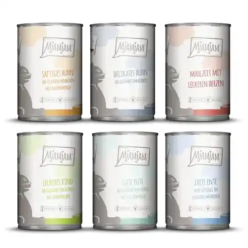MjAMjAM Katzenfutter Mixpaket III – 6 x 400 g