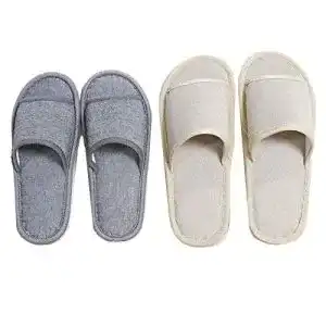 Hotelslipper Fanny 6 Paare Gästehausschuhe Set Universalgröße