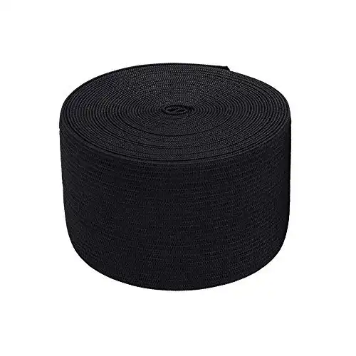 Gummiband Exfea Fresh66, 5 Meter lang, 50 mm breit, schwarz