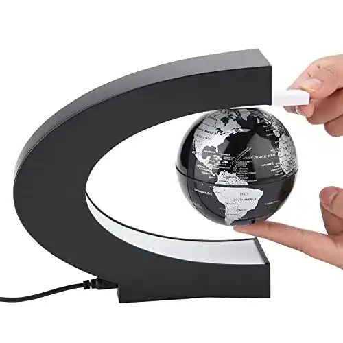 Schwebender Globus mit LED-Beleuchtung und Magnetlevitation