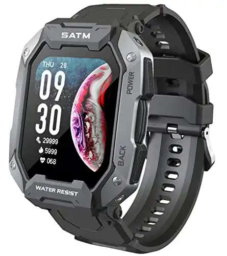 Findtime Smartwatch für Herren im Outdoor-Einsatz mit 1,72 Zoll Display