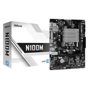 ASRock Mainboard N100M mit Intel Prozessor im Micro-ATX-Format