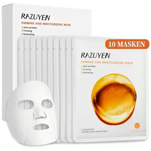 Hyaluron-Tuchmaske Razuysen Anti-Aging (10 Stück) für alle Hauttypen
