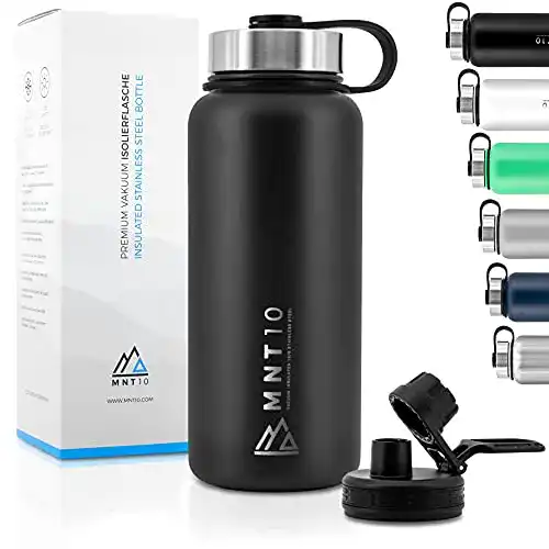 Edelstahl Trinkflasche 1 Liter MNT10 – 1000ml Premiumqualität