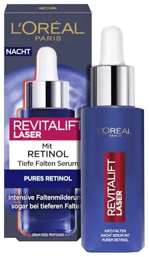 Retinol-Serum L’Oréal Paris Retinol, Anti-Falten Nacht-Serum