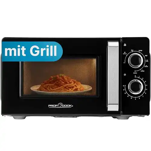 Mikrowelle mit 17 Litern von Profi Cook 900 Watt Grill und Heißluft