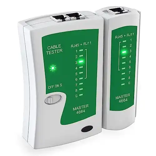 Netzwerktester für RJ45 und RJ11 Kabel HB-Digital