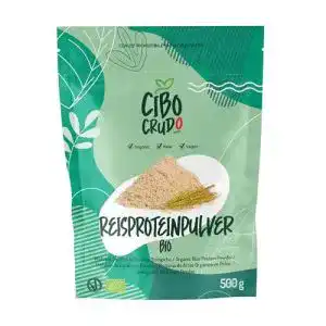 Reisprotein Bio von Cibo Crudo 500g veganes Pulver glutenfrei