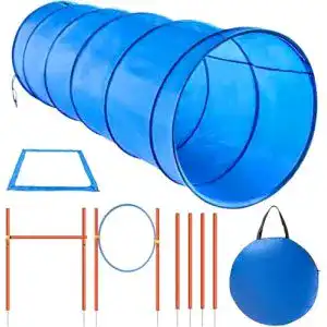 Agilitygeräte X XBEN Agility Ausrüstungsset für Hunde mit Tunnel und Hürden