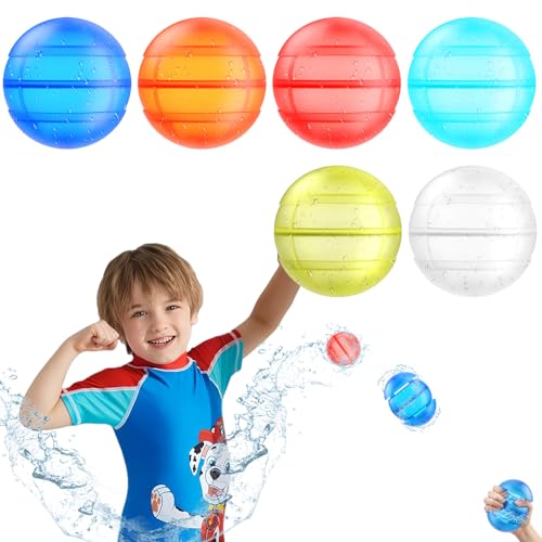 Wiederverwendbare Wasserbomben WHDPETS im 6er Set